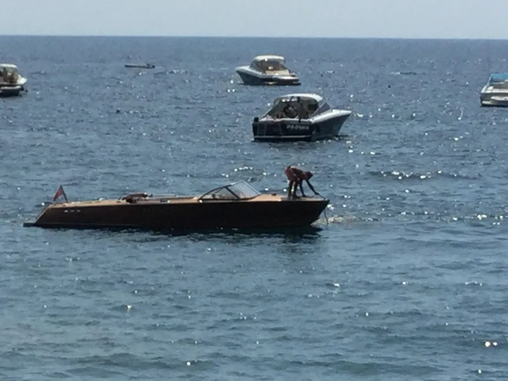 Private Riva Aquarama for a trip along the Amalfi Coast